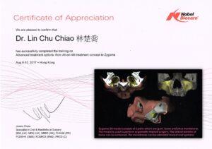 Nobel顴骨植牙專家認證